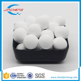 99% Purity Alumina Ceramic Balls , Spheres Shape Catalyst Support Media 25mm