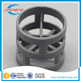 Chlorine Dioxide Plant Plastic Random Packing , 50mm Polypropylene Pall Rings