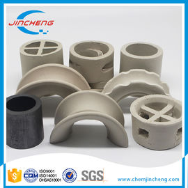 Ceramic Random Tower Packing For Industrial Cooling Tower / Scrubbing Tower