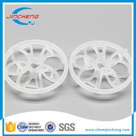 PP PE CPVC Plastic Random Packing / Teller Rosette  25 - 145mm For Scrubber Column