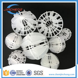 Anti Corrosion Plastic Random Packing , Polyhedral Hollow Plastic Spheres 25mm 50mm