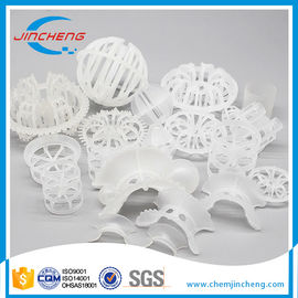 Plastic Random Tower Packing Media , PP PE PVC CPVC PVDF Super Saddle