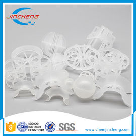 Plastic Random Tower Packing Media , PP PE PVC CPVC PVDF Super Saddle