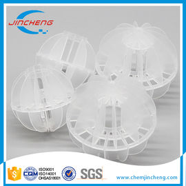 High Flooding Point Plastic Random Packing , Polyhedral Hollow Ball 25mm 38mm 50mm
