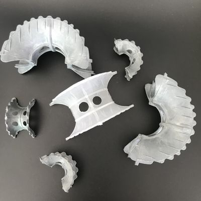 25mm Plastic Random Packing CPVC PVC PVDF Intalox Saddle Random Packing